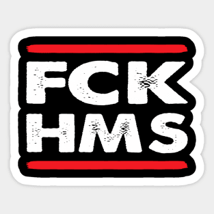 Fck Hms Jewish Non- Sticker